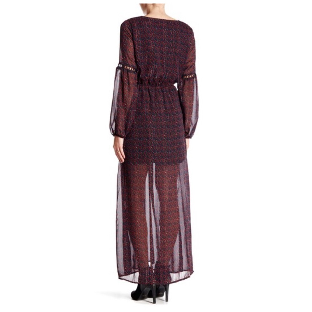 ROMEO &JULIET COUTURE Sheer Maxi Dress - Picture 2 of 4